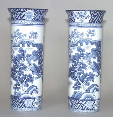Vases Pair Spill c1920s